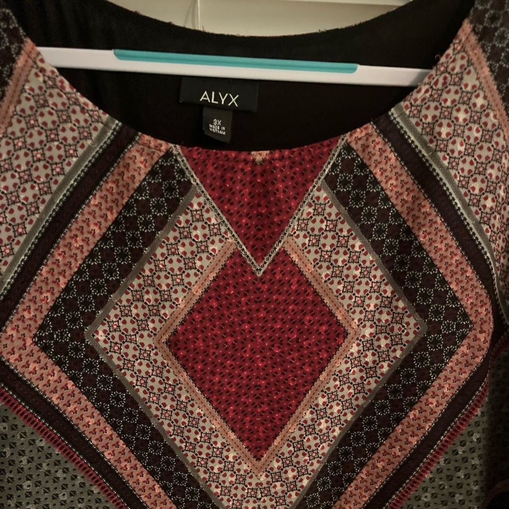 Women's Plus Size 3x Sleeve Blouse Tank Duet ALYX WOMEN 3X Like new! - Picture 2 of 4
